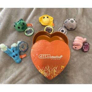 GIANT Microbes By Drew Oliver W/ Tags Box Herpes Pox HPV Chlamydia Penicillin